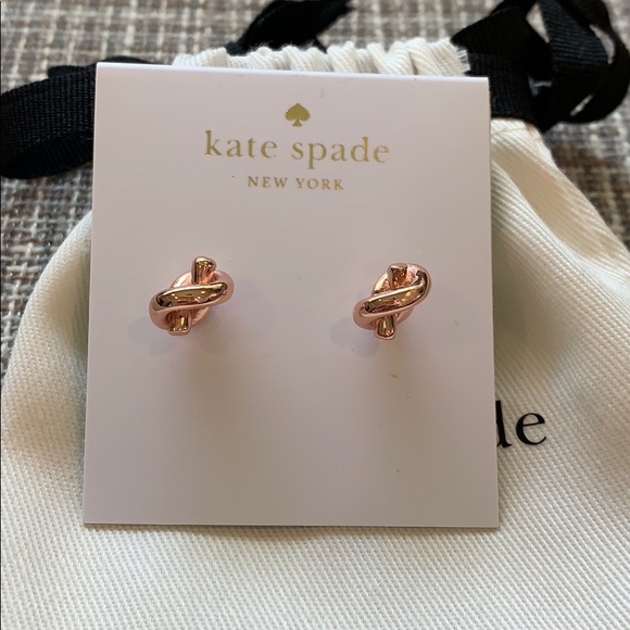 kate spade Jewelry - KATE SPADE sailor knot earrings
